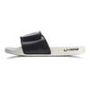 Disney X Li Ning Mickey Ln Slipper Comfortable Versatile Silent Anti-Wear Slide Sandals Unisex Footwear Black White AGAQ003-1