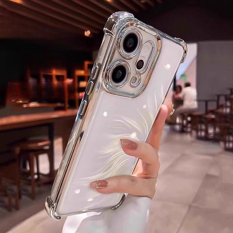 Luxury Clear Plating Case For Redmi 15C Note 14 4G 13 Pro 5G 12 11 10 PRO 12S 11S 14C 13C 12C 9C A5 A3 A2 A1 9A 10C cover Airbag