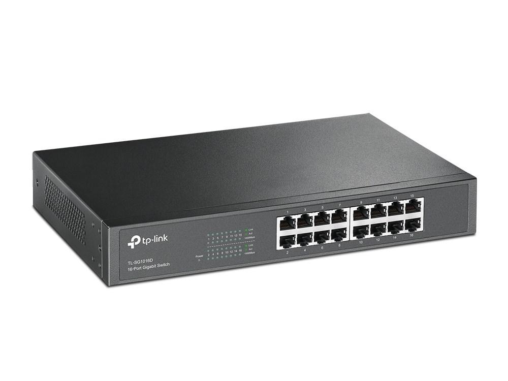 SWITCH TP-LINK TL-SG1016D 16xRJ45 10/100/1000 D/R
