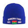Unisex Burkina Faso EST Knitted Hat For Unisex Women Boys Winter Autumn Beanie Cap Warm Bonnet