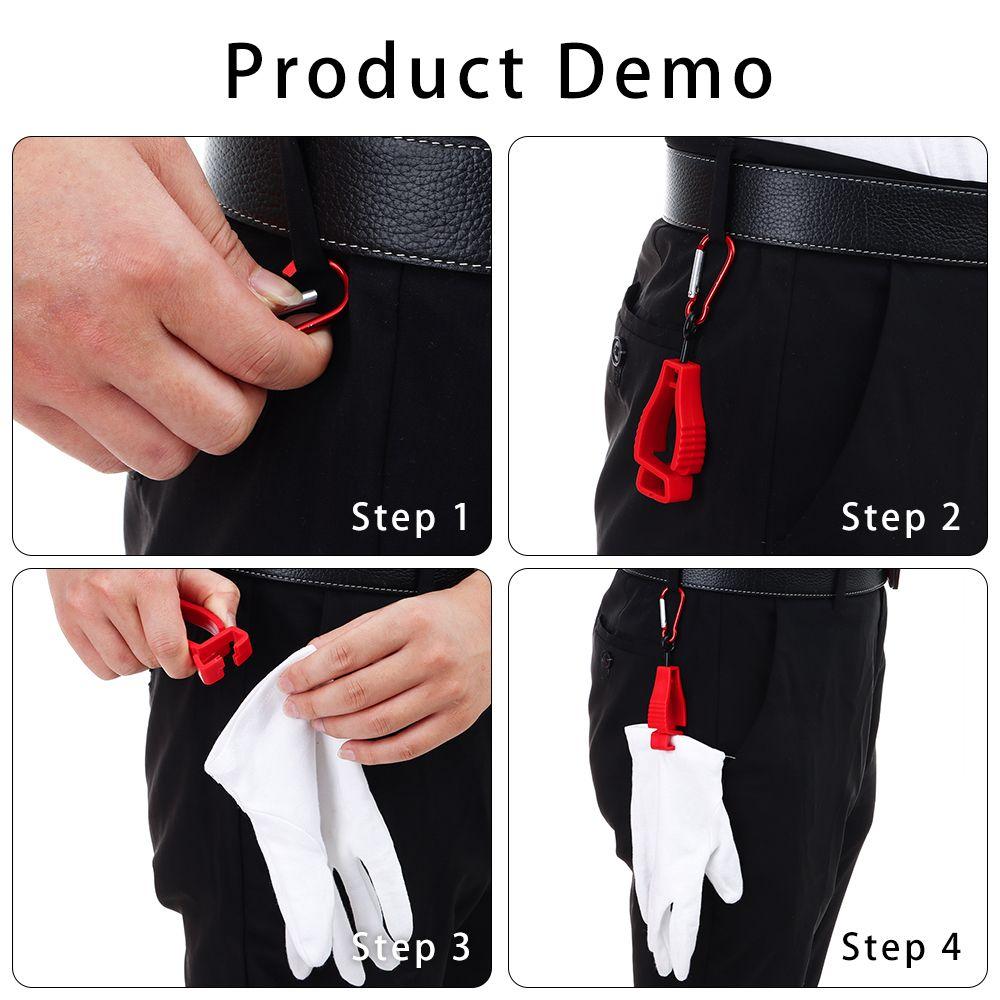 Quality Multifunctional 6 Colors Guard Labor Clamp Grabber Catcher Grabber Holder Hanger Glove Clip