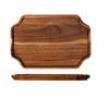 Hexagona Wooden Dinner Plate Octagona Dessert Serving Board Multipurpose Wood  Tray  Dried Fruit