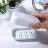 Tray Travel Hiking Double Storage Holder For Home Shower Soap Dish Drain Rack Soap Case Soap Box