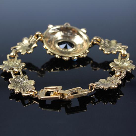 

Женский винтажный браслет-цепочка в богемном стиле, красочный браслет из смолы со стразами