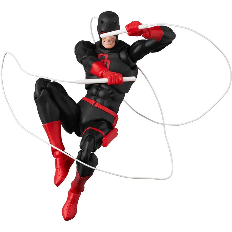 Anime Mafex 223 Comic-Version Daredevil Schwarz Artikulierte Actionfiguren Sammlermodell Statue Spielzeug Schreibtischverzierung Jungen Geschenke