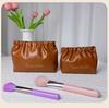 Automatic Closing Mini Storage Bag Travel Portable PU Leather Lipstick Makeup Cable Coins Keys Jewelry Earphone Storage Organizer
