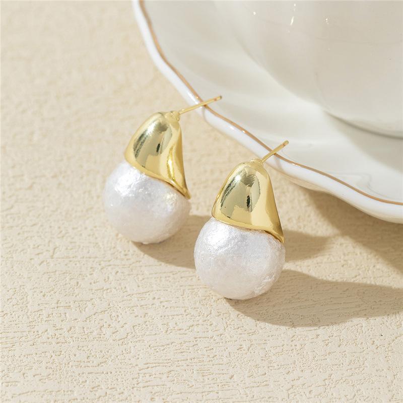 Vintage Transparent Coffee Resin Water Drop Earrings For Women Fashion Temperament Stud Earrings Female Party Daily Jewelry Gift