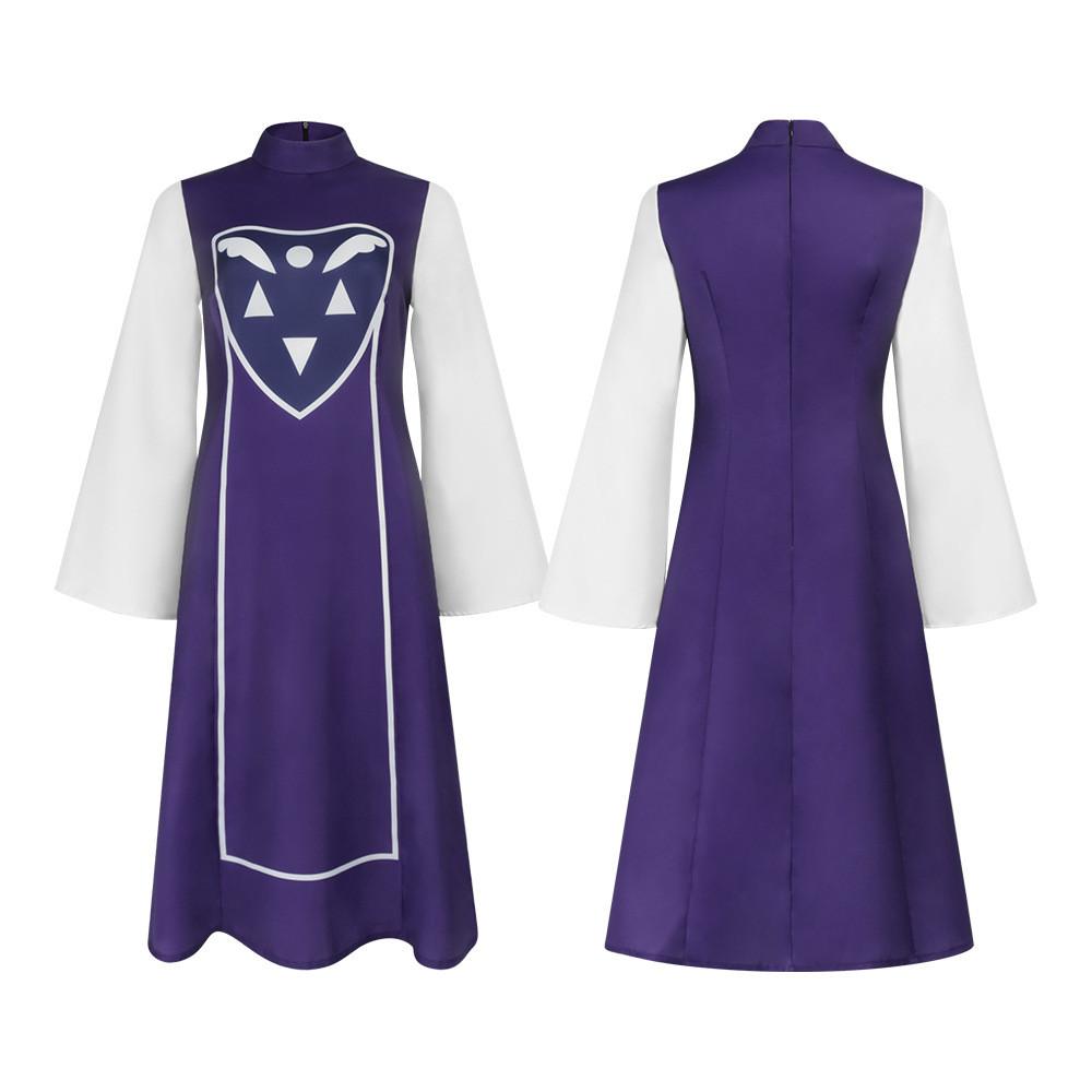 Undertale Toriel Cosplay Costume Full Set For Game Theme Fans