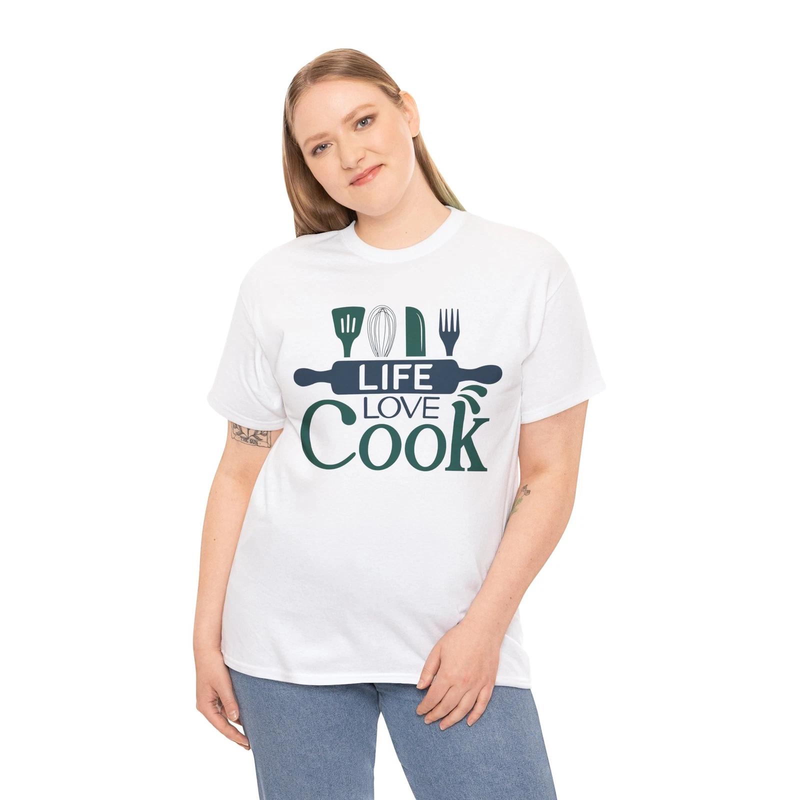 

Eat Sleep Cook Repeat T-Shirt – Funny Cooking Lover Chef Graphic Tee XL
