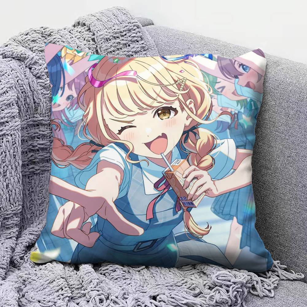 Fujita Kotone Cute Anime GGirl  Pillow Covers Home Sofa Cushion Covers and Aecorative Custom