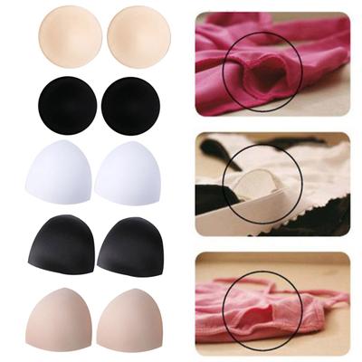 1Pair Women Soft Vyjímatelné vložky do podprsenky Vycpávky Spodní prádlo Push up Breast Enhancer