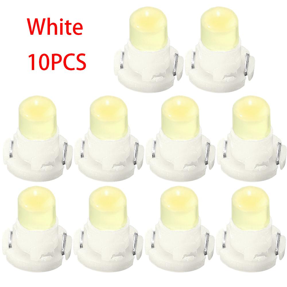 

10 шт. T4 LED Neo Wedge Dashboard Instrument Cluster Lights Car Panel Gauge Dash Bulbs White/Blue/Red/Green/Yellow DC 12V белый