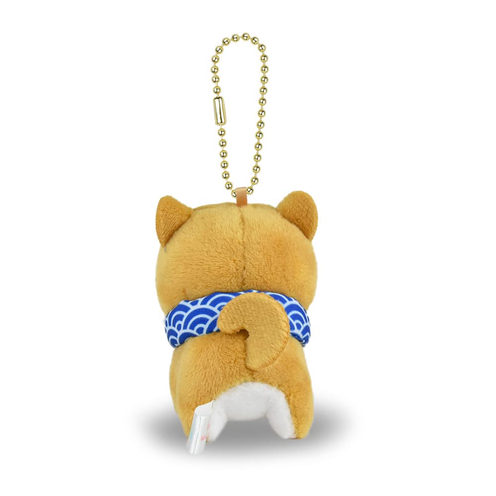 Amuse Plush Toy Mascot Keychain Brown