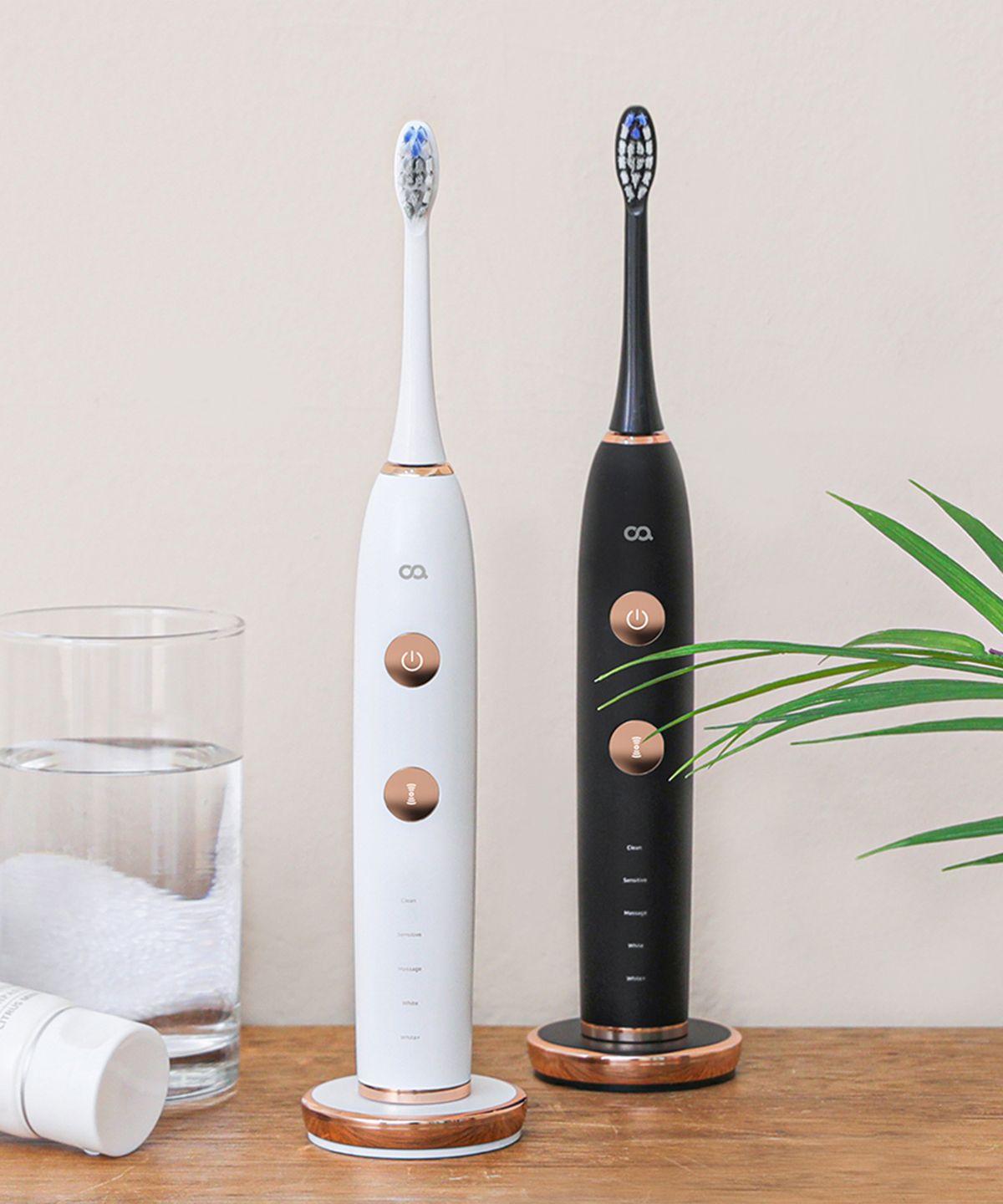 Clean E Soft R Rolling Touch Sonic Electric Toothbrush white