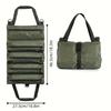 Roll-Up Tool Bag Oxford Fabric Multi-Pocket Tool Organizer Portable Garage Storage Bag for Mechanics Electricians Carpenters