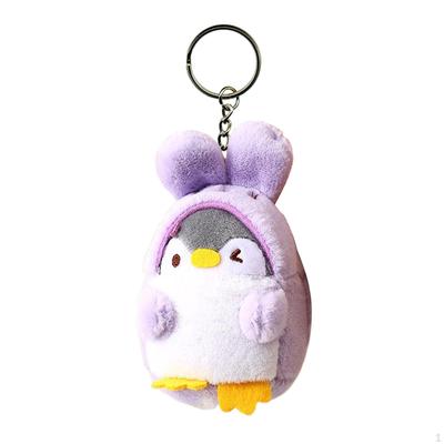 Creative Penguin Doll Keychain Pendant Adorable Car Keychains Hanging Backpack Decoration