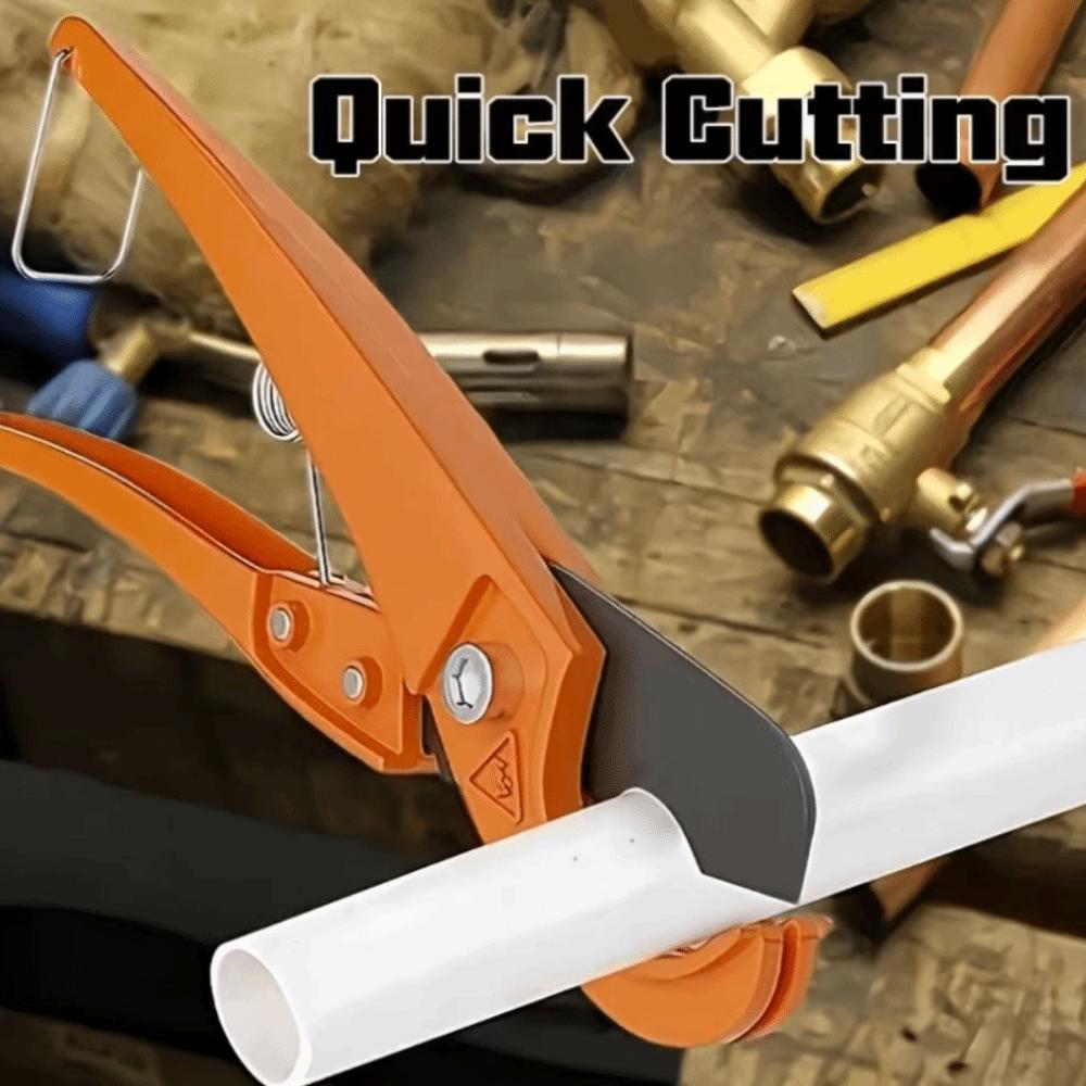 Heavy-Duty Pipe Cutter Precision Cut Multi-Functional Shears PVC Pipe Shears  Professional Use