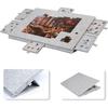 Jigsaw Puzzle Table, Children's Felt Jigsaw Puzzle Board with Stand Cover, 6-drawer Portable Felt Puzzle Table