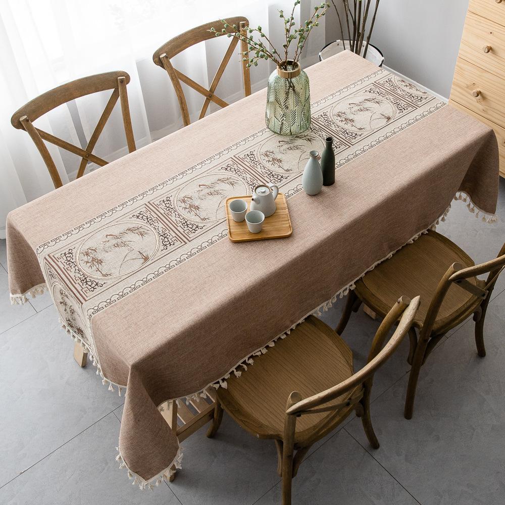 Pastoral Tablecloth Cotton And Linen Rectangular Table Flag Table Mat Coffee Table Tablecloth Dining Table Cloth