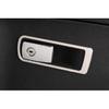 For BMW X3 G01 X4 2018- Silver Steel Co-Pilot Storage Box Handle Bowl Trim