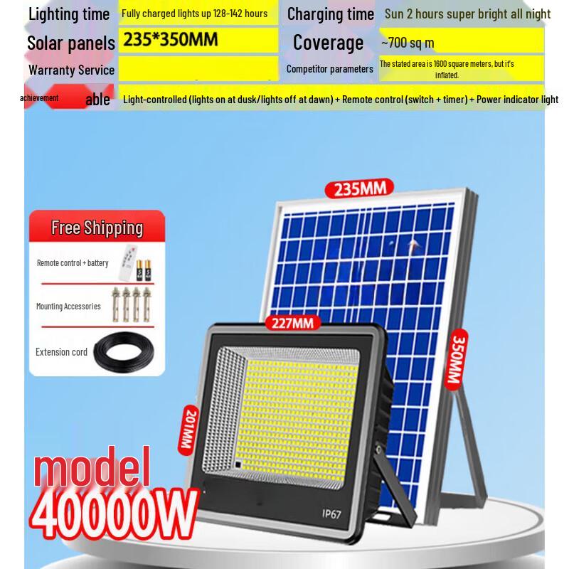Jundingying Solar Powered Outdoor Garden Light