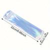 100Pcs Holographic Pen Bags, Pen Packaging Bags, Resealable Smell Proof Bags For Party Favor Storage, Cosmetics, Jewelry & Pen Packaging