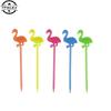 Party Supplies 50 Pcs Flamingo Food Picks Buffet Cupcake Fruit Fork Cake Dessert Salad Sticks Cocktail Toothpick Skewer Decor