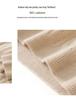 2025 Autumn/Winter Women's 100% Cashmere Round Neck Hollow Cable Knit Casual Loose Pullover Sweater