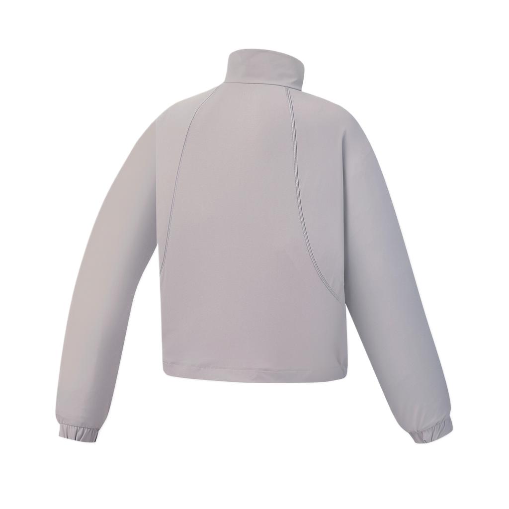 FILA Fleece Knit Long Sleeve Solid Color Fitness Top Women tops A11W621504FGY