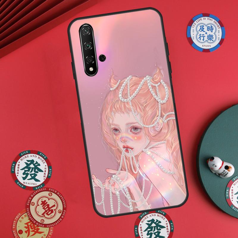 

Cute And Beauty Girl Color Painting For Huawei Nova 11 Pro 9 10 SE Y70 Y60 Y90 Y61 Y91 Y73 Y72 12s 12i 11i 8i P30 P40 Lite Case Huawei Nova 11i