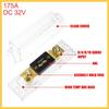 1 Set Car Audio 0 4 8 Gauge Inline ANL Fuse Holder Clear Transparent Fuse Block with 2pcs 175A Fuse Auto Replacement Parts
