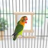 Bird Mirror with Perch Bird Toys for Parrots Budgies Parakeets Cockatiels Lovebirds Finches Canaries