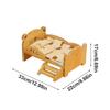 Hamster Bed Animal Wood Resting Furniture Wooden Dwarf Living Bed For Hamster Guinea Hedgehog Chinchilla Gerbil Bunny Ferret