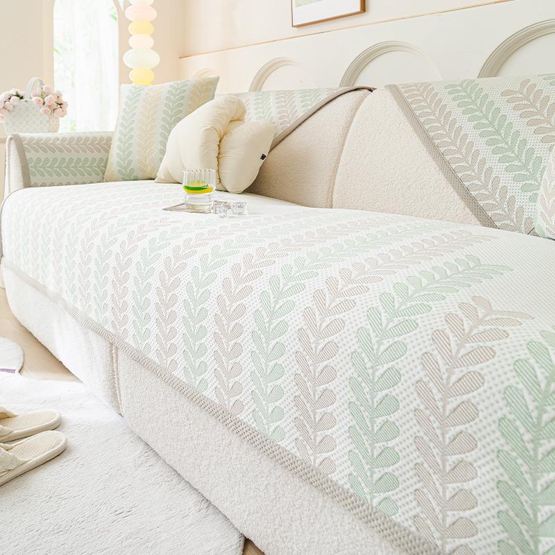 

Cool Sofa Cushion New Summer High-End Non-Slip Ice Silk Sofa Cover Summer Sofa Cushion 70*70cm