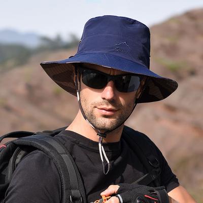 9072men Outdoor Foldable Hat Double-sided Fisherman Hat Sun Protection Hat Sun Protection Sunshade Fishing Hat Sun Hat