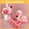 Pink Plush Firebird Toy Soft Filled Doll Keychain Backpack Decoration Pendant