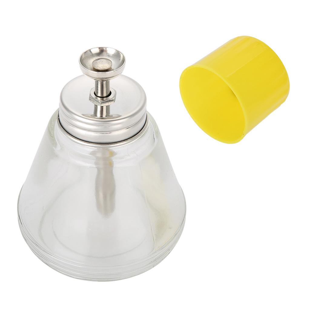 180ml Nail Art Pump Dispenser Empty Bottle Liquid Container Glass Alcohol Pressing Bottle