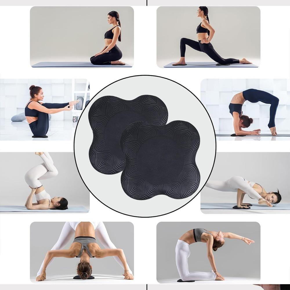 2pcs/set Foam Yoga Knee Cushion Pads Thickened Exercise Pads New Sports Kneeling Pad  Pilates Plank