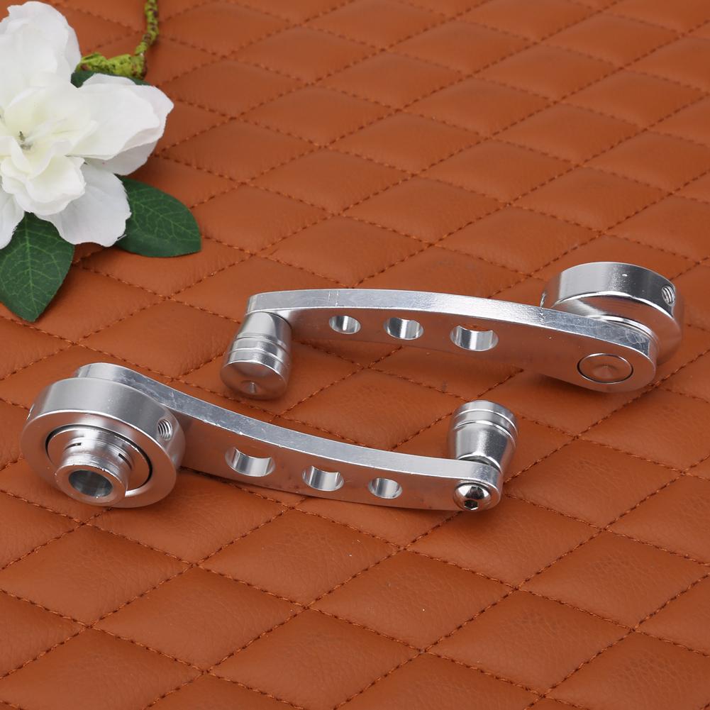 2pcs Aluminum Alloy Universal Car Window Handle Winder Riser Replacement