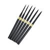 Black Swan Nylon Watercolor Brush - Round Tip, Aluminum Rod, Ideal for Digital Oil Painting, Art Students, Travel