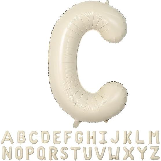 40 Inch Cream White 1 Balloon Numbers, Large Number 1 Balloon Foil Helium Number Balloons, Big 1st Foil Birthday Balloons for Boys Girls 1st Birthday