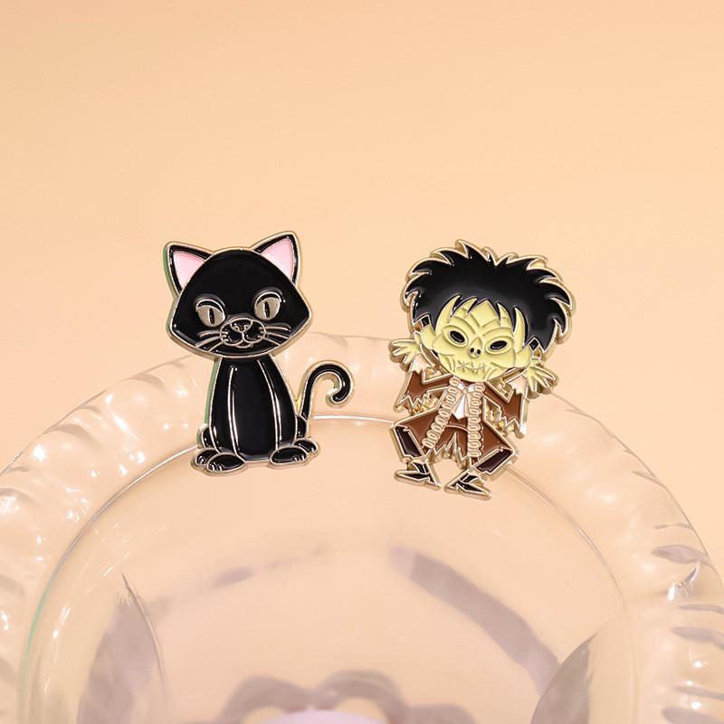 Alloy Cartoon Stylish Brooch Featuring Vibrant Colors And Multifunctional Design For All Genders