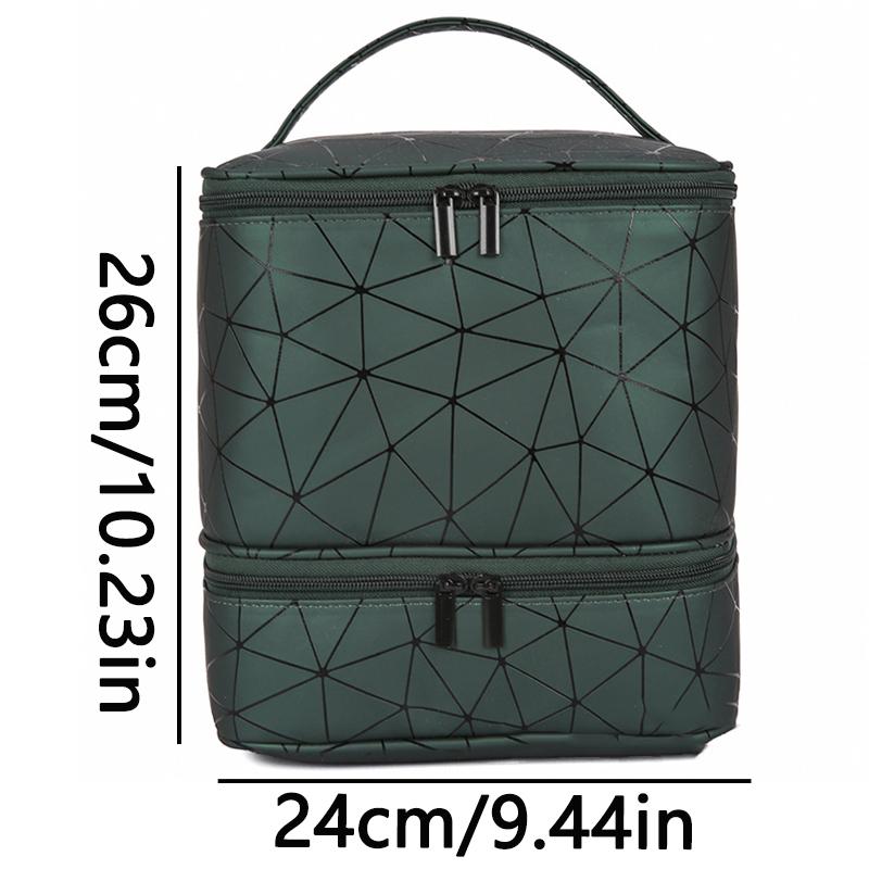 Portable Nail Polish Storage Bag Essential Oil Bag Cosmetic Nail Care Kit Hold 30 Bottles Nail Polish Storage Bag