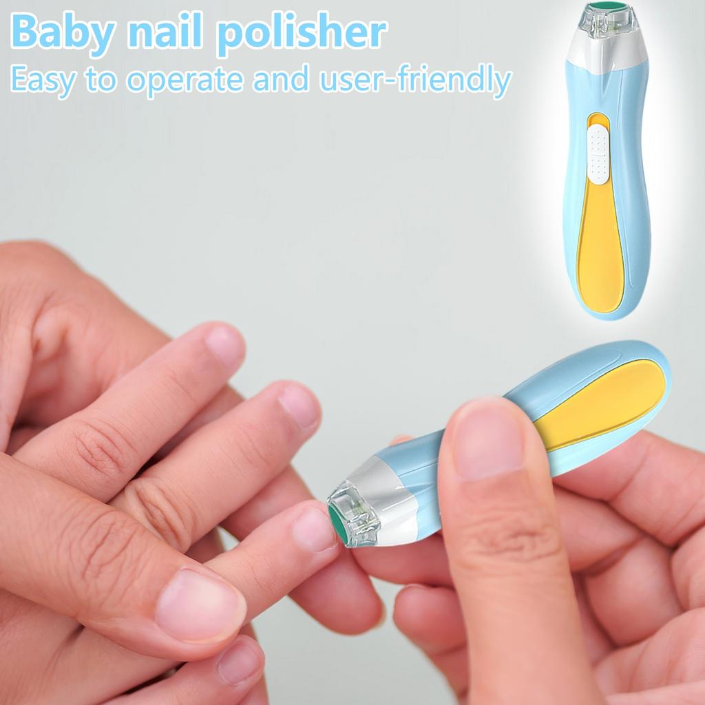 Wiederaufladbarer elektrischer Nagelknipser für Babynägel, Anti-Klemm-Nagelknipser, Nagelpflegeset für Kinder