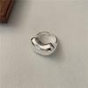 Ada Jewelry Anillos Ajustables S925 Sterling Silver Women's Trendy Heavy Duty Eternity Band Ring
