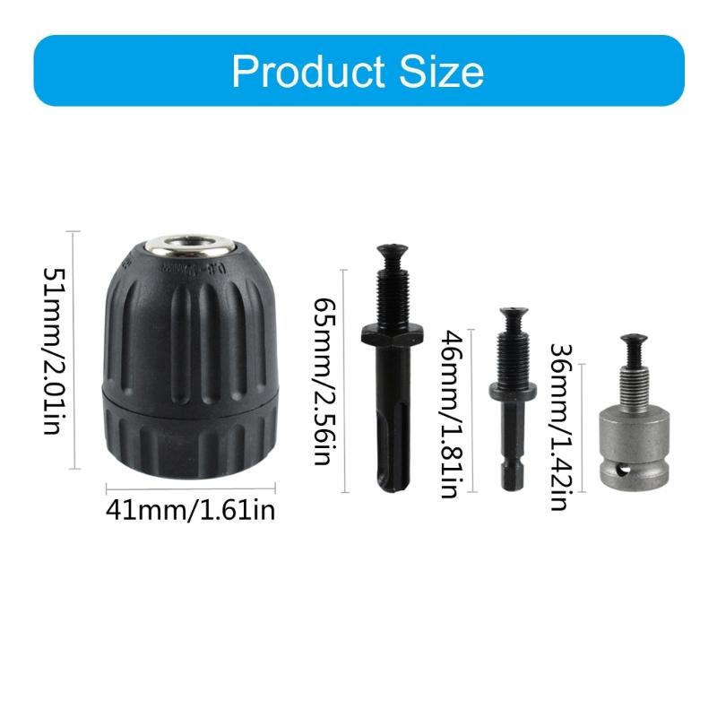 6pcs Power Wrench Head Set, 0.8-10mm Capacity Easy Installation for Mechanic Enthusiasts 3/8-20UNF Thread Specifications