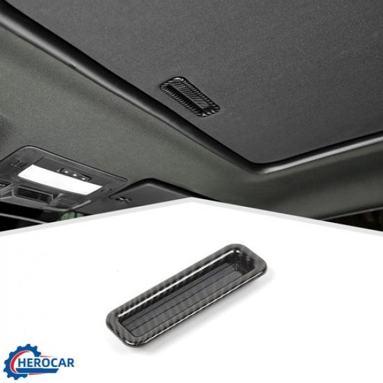 Carbon Fiber Roof Window Skylight Handle Decor Cover Trim For Chevrolet Camaro
