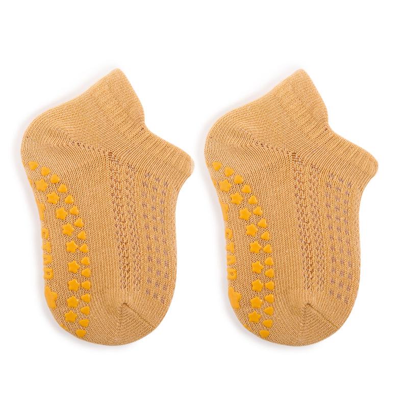 Bawełniane skarpetki antypoślizgowe dla niemowląt i małych dzieci - styl wiosenno-jesienny