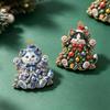 Christmas Themed Brooch Sparkly Rhinestone Cute Designs For Holiday Wear Christmas Party Gifts Fashion Jewelry