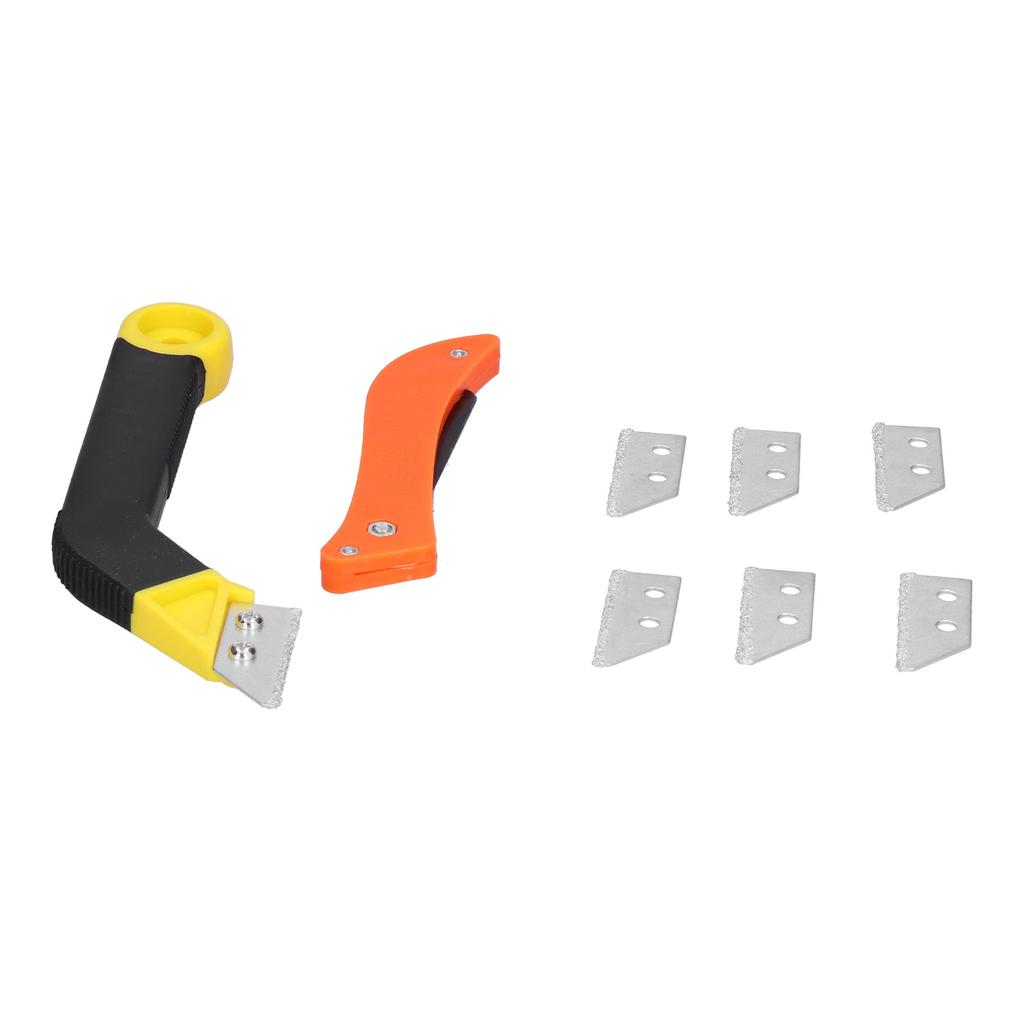 Angled Grout Hand Saw with Blades Jointing Knife for Door Window Floor Seam Tile Cleaning